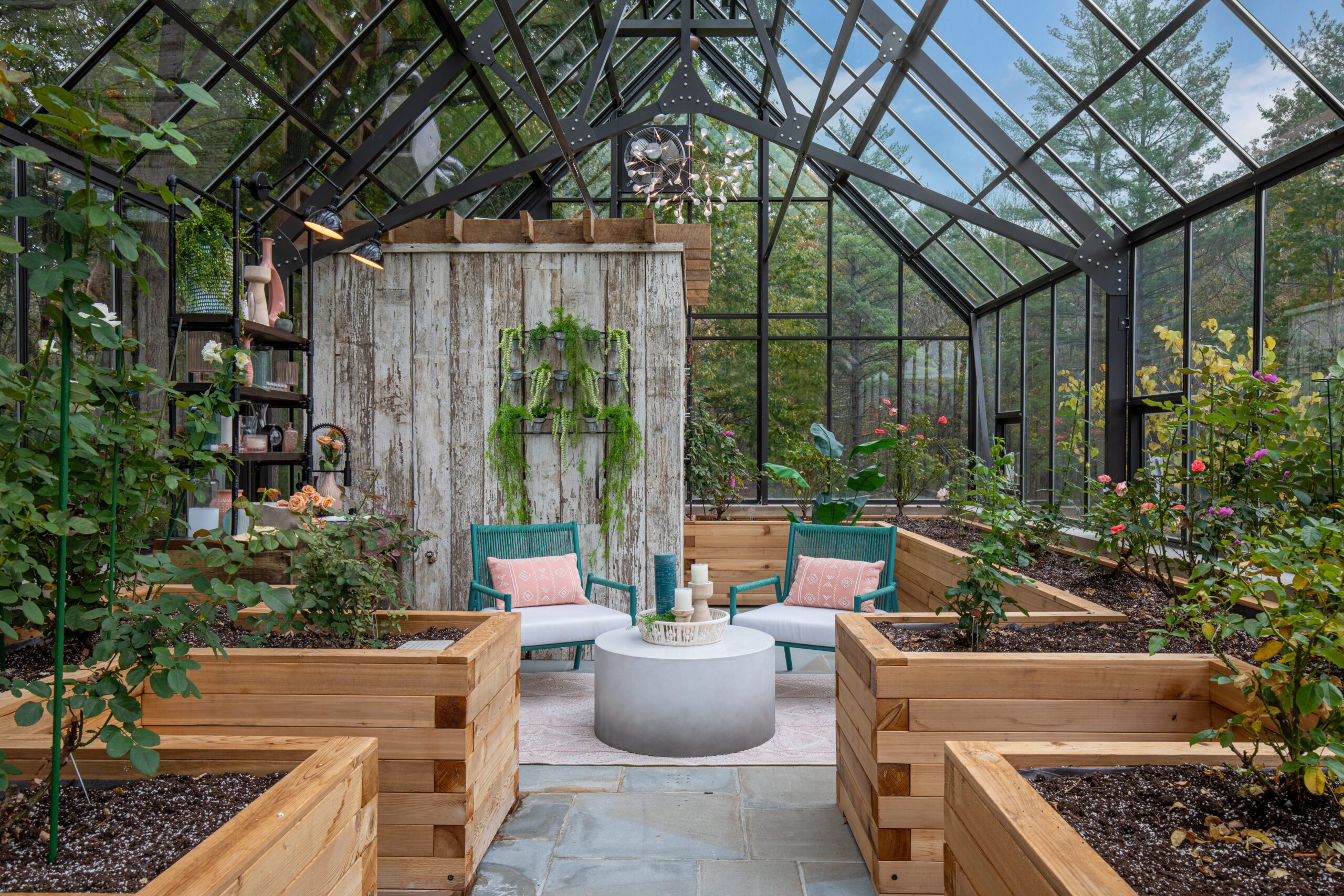 full greenhouse interior design